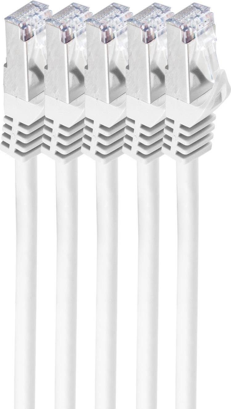 shiverpeaks BS75511-0.25W-SET5 Kabel sieciowy biały 0,25 mKat.7 surowy kabel S/FTP (S-STP) (BS75511-0.25W-SET5)