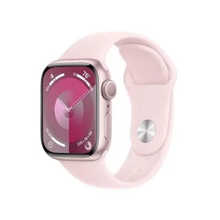 Apple Watch Series 9 GPS 41mm Aluminium Sport S/M Różowy - Smartwatch - miniaturka - grafika 1