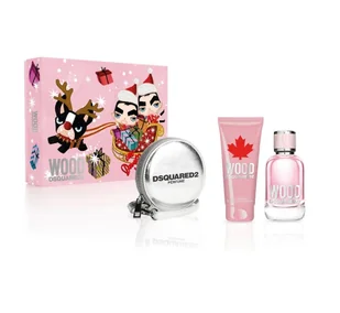 Dsquared2 Dsquared2 Wood zestaw EDT 100 ml + żel pod prysznic 100 ml + portfel dla kobiet - Zestawy kosmetyków damskich - miniaturka - grafika 2