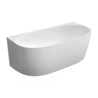 Wanny - OMNIRES VALENCIA SWPBP VALENCIA wanna przyścienna Marble+, 158 x 77 cm, biały połysk - miniaturka - grafika 1