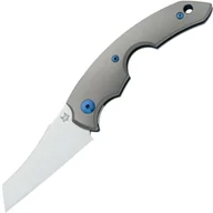 Noże - Fox Virtus Składany Nóż Kieszonkowy Stal Nierdzewna Becut Ostrze Satynowe, Rękojeść Tytanowa Piaskow - miniaturka - grafika 1