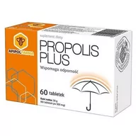 Przeziębienie i grypa - Farmina Propolis Plus 60 tabletek 3043813 - miniaturka - grafika 1
