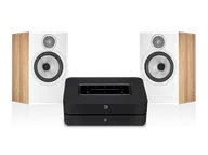 Zestawy stereo - Bluesound POWERNODE (czarny) + 606 S3 (dąb) - miniaturka - grafika 1