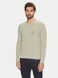 Aeronautica Militare Longsleeve 242MA1512L463 Zielony Regular Fit - Koszulki męskie - miniaturka - grafika 1