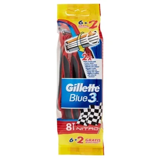 Gillette Blue3Nitro Jednorazowa maszynka 6+2 - Maszynki do golenia i wkłady - miniaturka - grafika 3
