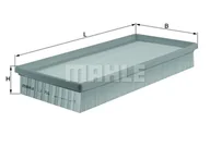 Filtry powietrza - Filtr powietrza Mahle LX 756 - miniaturka - grafika 1