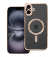 Etui i futerały do telefonów - Futerał ELECTRO MAG COVER kompatybilny z MagSafe do IPHONE 16 Plus brązowy - miniaturka - grafika 1
