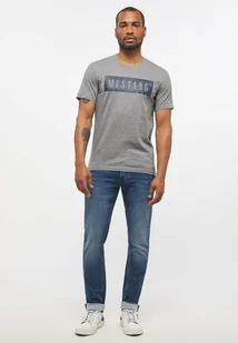 T-Shirt Mustang Alex C Logo Tee 1013223 4140 Xxl - Koszulki męskie - miniaturka - grafika 1