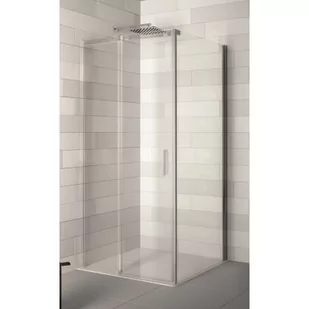 Riho Ocean O203 kabina prysznicowa 120x80 cm prostokątna lewa chrom błyszczący/szkło przezroczyste G006006120 - Kabiny prysznicowe - miniaturka - grafika 1
