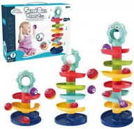 Zabawki interaktywne dla dzieci - WIEŻA Z PIŁECZKAMI ZJEŻDŻALNIA KULECZKOWA PIŁECZKI - miniaturka - grafika 1