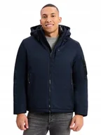 Kurtki męskie - TOM TAILOR GRANATOWA KURTKA MĘSKA PARKA Z KAPTUREM XL JYB - miniaturka - grafika 1