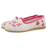 Kapcie damskie - HOT POTATOES Damskie kapcie Mustvee, szare, 36 EU - miniaturka - grafika 1