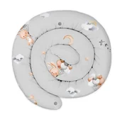 Poduszki do karmienia - XXL łóżko wąż poduszka na łóżko poduszka do karmienia rolka na łóżko poduszka dekoracyjna łóżko brzeg wąż ręcznie robiona bawełna królik 400 cm - miniaturka - grafika 1