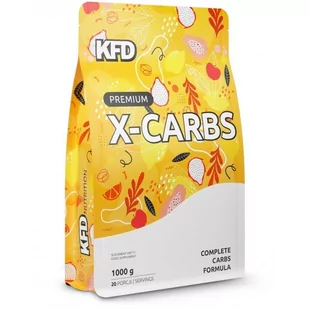 Węglowodany KFD Premium X-Carbs 1000 g Truskawka-Poziomka - Węglowodany - miniaturka - grafika 1