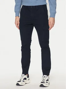 Tommy Jeans Spodnie materiałowe Austin DM0DM20281 Granatowy Regular Fit - Spodnie męskie - miniaturka - grafika 1