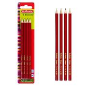 Ołówki - Zestaw ołówków ołówek drewniany HB 4szt HERLITZ - miniaturka - grafika 1