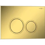 Przyciski spłukujące - Mexen Tex 01 przycisk spłukujący, złoty szampański błyszczący - 6101-08 - miniaturka - grafika 1