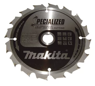 Makita B-33037 piła tarczowa do cięcia drewna z gwoździami i sękami 165x20 mm 16 zębów T.C.T. Specialized - Tarcze do pił - miniaturka - grafika 1