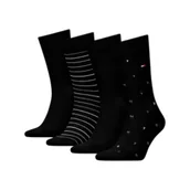 Skarpetki damskie - Skarpetki 4 pary TH Men Sock 4P Tin Giftbox Black 701235375 002 804 (TH1412-b) Tommy Hilfiger - miniaturka - grafika 1