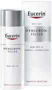 Kremy do twarzy - Krem do twarzy Eucerin Hyaluron Filler Day Cream Normal To Combination Skin SPF15 50 ml (4005800014765) - miniaturka - grafika 1