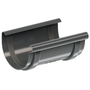 Łącznik rynny 130 PVC RAL8017 KROP - Rynny i akcesoria - miniaturka - grafika 1