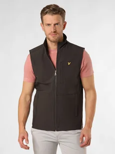 Lyle & Scott Kamizelka męska Mężczyźni szary jednolity, S - Kamizelki męskie - miniaturka - grafika 1