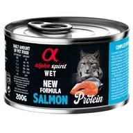 Mokra karma dla kotów - Alpha Spirit karma mokra dla kota Protein z łososiem 200g - miniaturka - grafika 1
