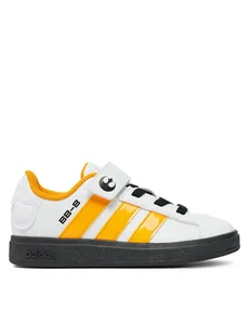 adidas Sneakersy Star Wars Grand Court 2.0 IH1137 Biały - Buty dla dziewczynek - miniaturka - grafika 1