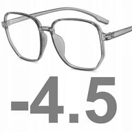 Okulary korekcyjne, oprawki, szkła - Okulary korekcyjne kujonki minusy -4.5 - miniaturka - grafika 1