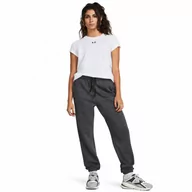 Spodnie sportowe damskie - Damskie spodnie dresowe Under Armour UA Rival Terry Jogger - szare - UNDER ARMOUR - miniaturka - grafika 1