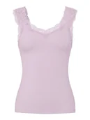 Koszulki i topy damskie - Pieces Top "Pcbarbera" w kolorze jasnoróżowym - miniaturka - grafika 1