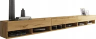 Szafki RTV - Lowboard A300 szafka Rtv wisząca półka pod Tv - miniaturka - grafika 1