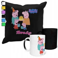 Gadżety dla niej i dla niego - ZESTAW KUBEK MAGICZNY + POSZEWKA Z PODUSZKĄ- BAJKI DLA DZIECI PREZENT + IMI - miniaturka - grafika 1