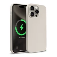 Etui i futerały do telefonów - Etui CRONG Color Cover Magnetic MagSafe do Apple iPhone 15 Pro Kamienny beż - miniaturka - grafika 1