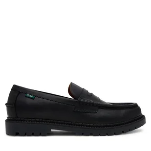 Mokasyny Polo Ralph Lauren Jett Lug-Sole 803961420001 Czarny - Mokasyny męskie - miniaturka - grafika 1