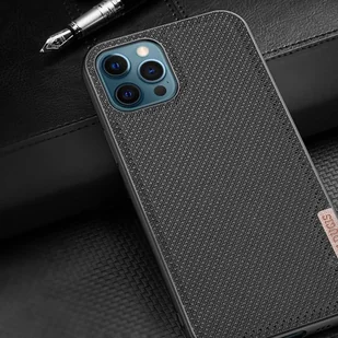 Dux Ducis Fino etui pokrowiec pokryty nylonowym materiałem iPhone 12 Pro / iPhone 12 szary - Etui i futerały do telefonów - miniaturka - grafika 13