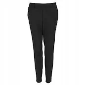 Spodnie damskie - TOM TAILOR CZARNE SPODNIE CASUAL PROSTE ŚREDNI STAN XL JQA - miniaturka - grafika 1