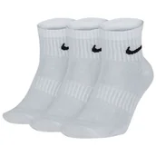 Skarpetki damskie - Nike, Skarpety męskie, 3-pack, Everyday Lightweight Ankle SX7677 100, biały, rozmiar 38/42 - miniaturka - grafika 1