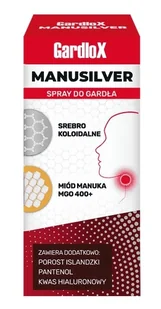 S-Lab Gardlox Manusilver, Spray do gardła, 30 ml, S-LAB 9094444 - Przeziębienie i grypa - miniaturka - grafika 1
