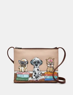 Mała listonoszka damska Mole Książkowe Yoshi YB214 - Torebki damskie Mała listonoszka damska Mole Książkowe Yoshi YB214 - Torebki damskie - miniaturka - grafika 1