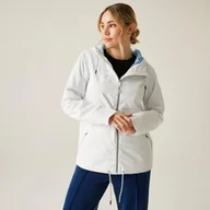 Odzież trekkingowa damska - Kurtka turystyczna przeciwdeszczowa damska Bayletta wodoodporna - miniaturka - grafika 1