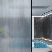 Okleiny - Folia okienna zapewniająca prywatność, folia dekoracyjna elektrostatyczna, paski, 45 x 200 cm - miniaturka - grafika 1