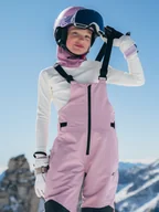 Spodnie narciarskie - 4F Spodnie snowboardowe membrana 10000 dziewczęce - różowe 146 (10-11 lat) - miniaturka - grafika 1