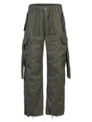 Spodnie damskie - Herrlicher Bojówki "Skeip" w kolorze khaki - miniaturka - grafika 1