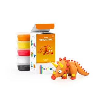Tm Toys Hey Clay - Triceratops - - Zabawki kreatywne - miniaturka - grafika 1