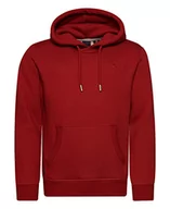 Bluzy męskie - Superdry Męska bluza z kapturem, Ścieżka Red Marl, XS - miniaturka - grafika 1