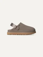 Kapcie damskie - UGG Skórzane kapcie "Goldenstar" w kolorze fioletowym - miniaturka - grafika 1
