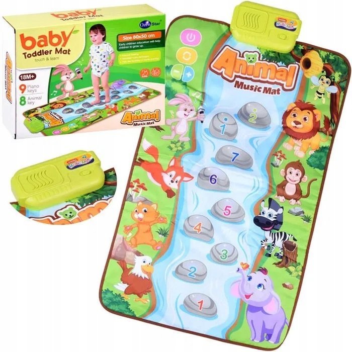 Mata Interaktywna Grająca Dla Dzieci Edukacyjna Zabawa Muzyczna I Ruchowa