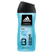 Płyny do higieny intymnej - Adidas Ice Dive Marine 3 Żel pod prysznic 250 ml - miniaturka - grafika 1