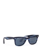 Okulary przeciwsłoneczne - Ray-Ban Okulary przeciwsłoneczne Wayfarber 0RB2140 1361R5 Granatowy - miniaturka - grafika 1